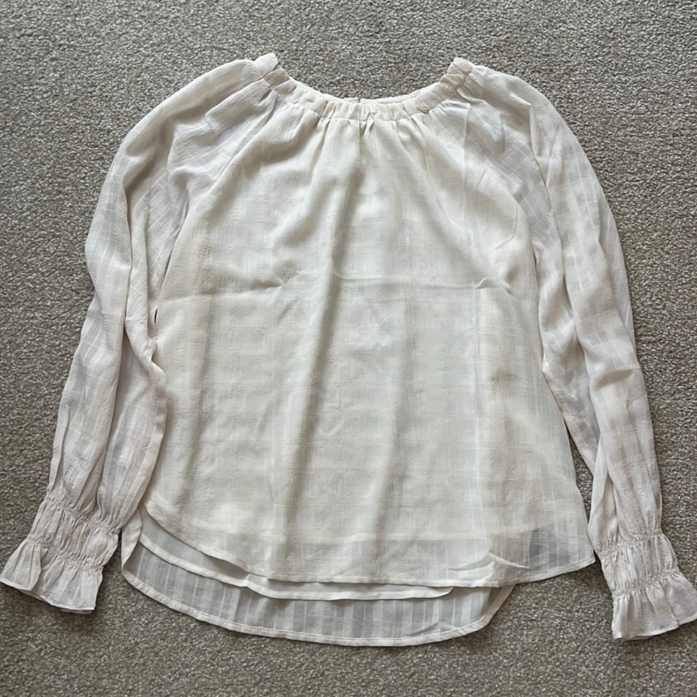 NWT Loft Cream Blouse S